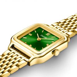 Montre femme cluse gracieuse petite acier doré double cw11811 - montre cluse or & argent, montre cluse doré - - montres-femme - edora - 1