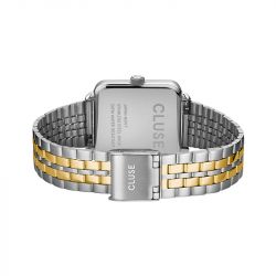 Montre femme cluse la tétragone acier bicolore cw10313 - montre cluse or & argent, montre cluse doré - - montres-femme - edora - 2