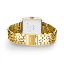Montre femme cluse la tétragone acier doré cw13804 - montre cluse or & argent, montre cluse doré - - fete-des-meres - edora - 1