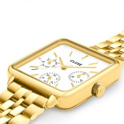 Montre femme cluse la tétragone acier doré cw13804 - montre cluse or & argent, montre cluse doré - - fete-des-meres - edora - 2