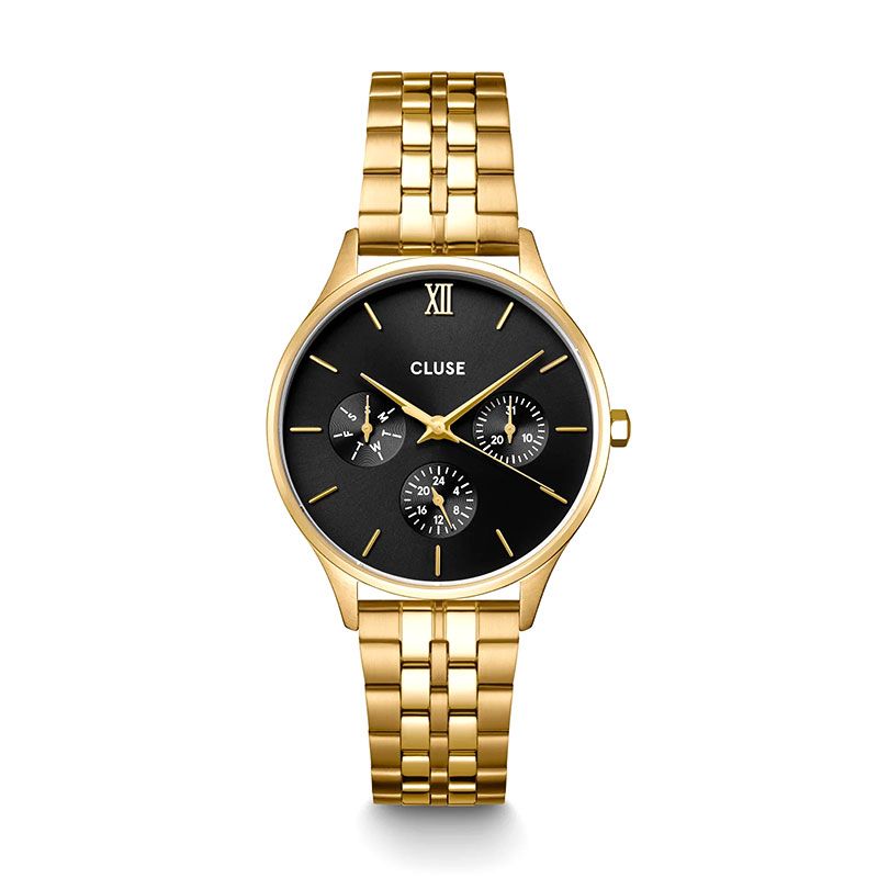 Montre femme cluse minuit acier doré cw10707 - montre cluse or & argent, montre cluse doré - - montres-femme - edora