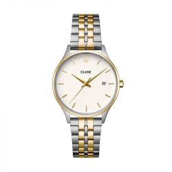 Montre femme cluse minuit acier bicolore cw14302 - montre cluse or & argent, montre cluse doré - - montres-femme - edora - 0