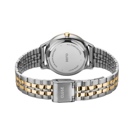 Montre femme cluse minuit acier bicolore cw14302 – montres femme