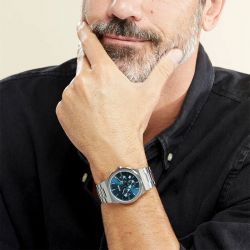 Montre homme chronographe cluse vigoureux acier gris cw20801 - montre cluse or & argent, montre cluse doré - - accueil - edora - 3