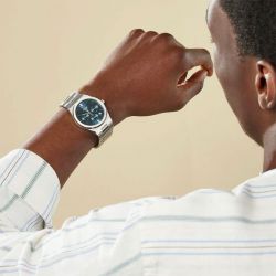 Montre homme chronographe cluse vigoureux acier gris cw20801 - montre cluse or & argent, montre cluse doré - - accueil - edora - 4