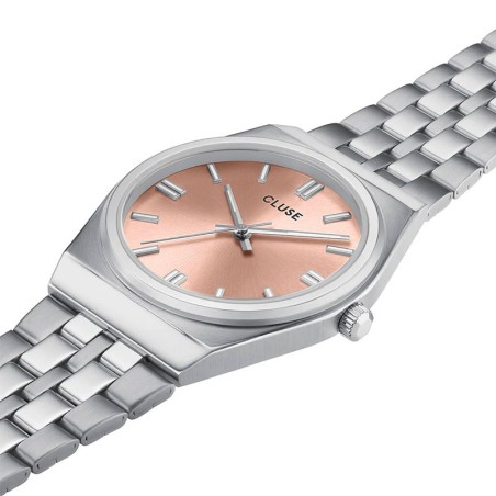 Montre femme cluse retro 70's acier argenté cw35101 – accueil