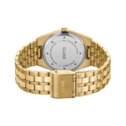 Montre femme cluse retro 70's acier doré cw35104 - montre cluse or & argent, montre cluse doré - - montres-femme - edora - 3