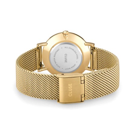 Montre femme cluse minuit acier doré cw10204 – montres femme