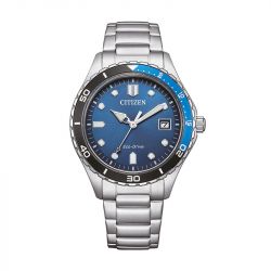 Montre homme solaire citizen platform acier aw1821-89l - montres-homme - edora - 0