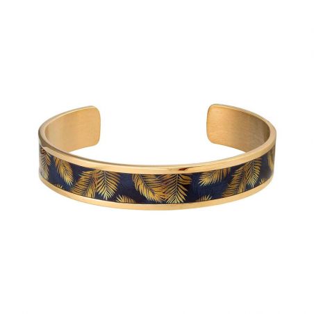 Manchette femme: bracelet manchette georgette, argent & or femme - bracelets-femme - edora - 1