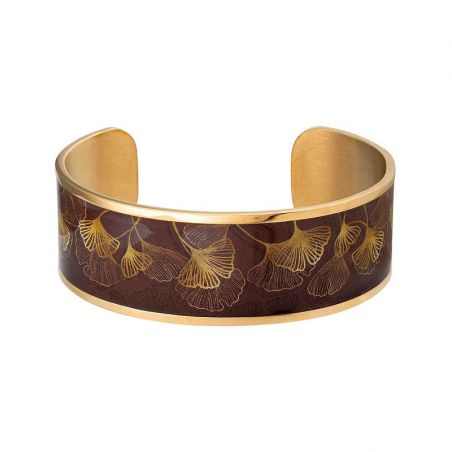 Manchette femme: bracelet manchette georgette, argent & or femme - bracelets-femme - edora - 1