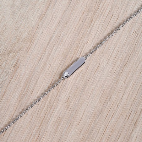 Bracelet femme la garçonne mini addict argent diamant 20300014 – bracelets femme