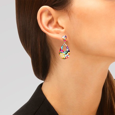 Boucles d'oreilles femme pendantes una storia argent 925/1000 marina bo121218 – boucles d'oreilles femme