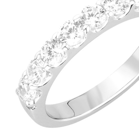 Bague femme alliance edora argent et oxydes edo70100574 – bagues de mariage