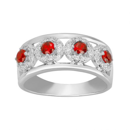 Bijoux argent, colliers, alliances & boucles d’oreilles argent - bagues-femmes - edora - 1