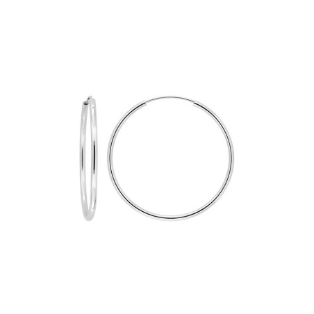 Boucles d'oreilles femme créoles edora argent edo335178 – créoles