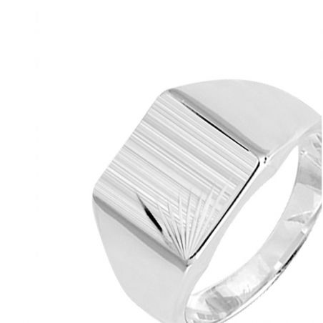 Chevalière homme: chevalière homme or & chevalières argent - bagues - edora - 2