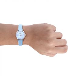 Montre femme go mademoiselle cuir bleu  699621 - montres-femme - edora - 1