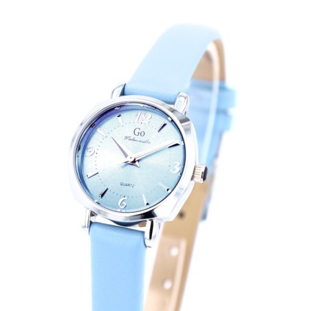 Montre femme go mademoiselle cuir bleu  699621 – montres femme