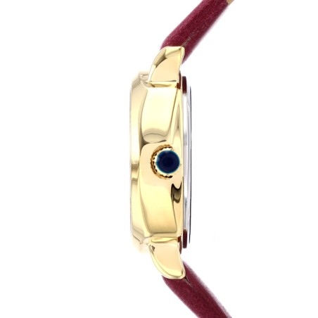 Montre femme go mademoiselle cuir framboise 699620 – montres femme