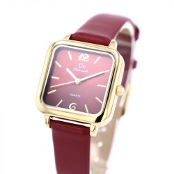 Montre femme go mademoiselle cuir framboise  699619 - montres-femme - edora - 2