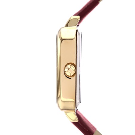 Montre femme go mademoiselle cuir framboise  699619 – montres femme