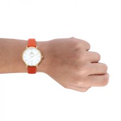 Montre femme go mademoiselle cuir orange 699615 - montres-femme - edora - 1