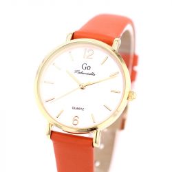 Montre femme go mademoiselle cuir orange 699615 - montres-femme - edora - 2