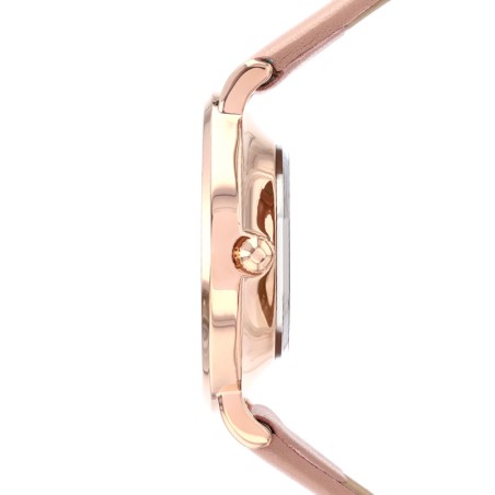 Montre femme go mademoiselle cuir rose poudré 699614 – montres femme