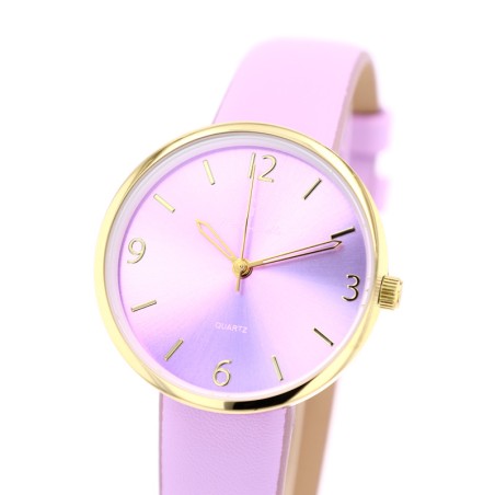 Montre femme go mademoiselle cuir lilas 699613 – montres femme