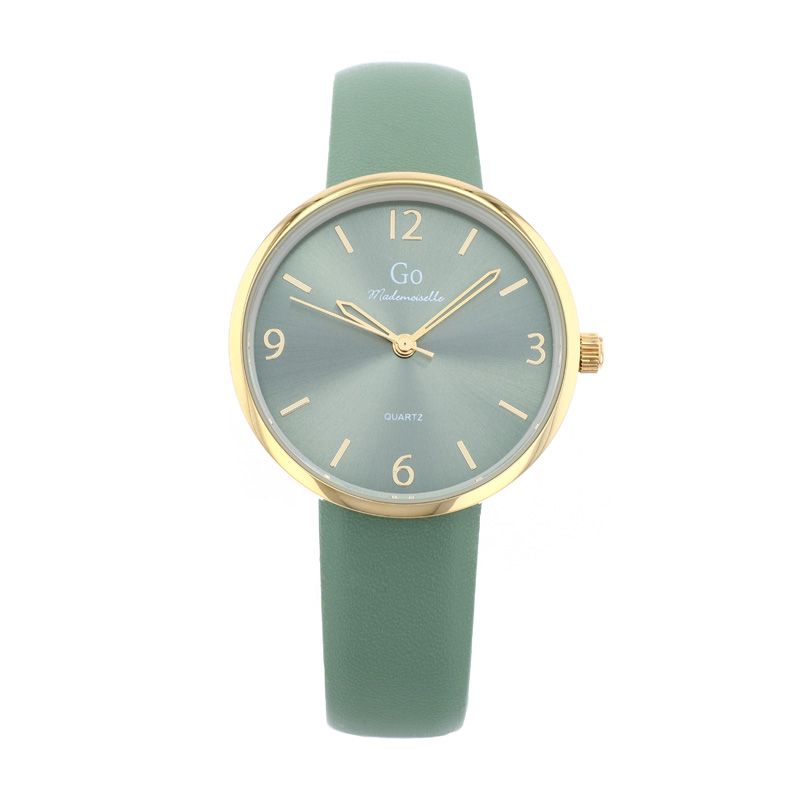 Montre femme go mademoiselle cuir vert 699611 - montres-femme - edora
