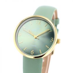 Montre femme go mademoiselle cuir vert 699611 - montres-femme - edora - 2