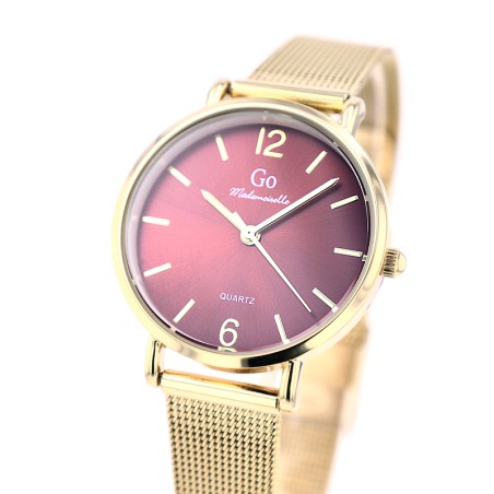 Montre femme go mademoiselle acier doré 695610 – montres femme