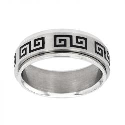 Bague homme edora urban acier ba100/0079 - bague argent & or homme, bague homme - - bagues-homme - edora - 0