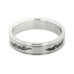 Bague homme edora urban acier ba100/0047 - bague argent & or homme, bague homme - - bagues-homme - edora - 1