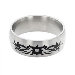 Bague homme edora urban acier ba100/0039 - bague argent & or homme, bague homme - - bagues-homme - edora - 1