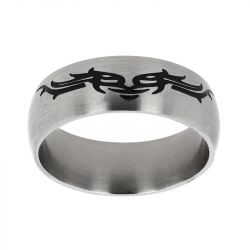 Bague homme edora urban acier ba100/0036 - bague argent & or homme, bague homme - - bagues-homme - edora - 0