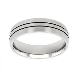 Bague homme edora urban acier ba100/0033 - bague argent & or homme, bague homme - - bagues-homme - edora - 0