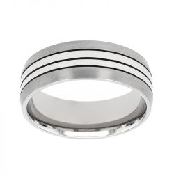 Bague homme edora urban acier ba100/0032 - bague argent & or homme, bague homme - - bagues-homme - edora - 0