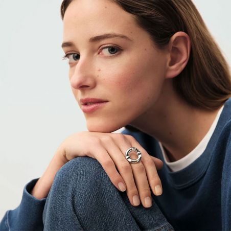 Bague homme & bague femme - bague argent, solitaire, or & or rose - bagues-femmes - edora - 2