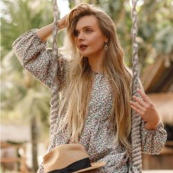 Boucles d'oreilles femme pendantes or 375/1000 bicolore - accueil - edora - 1