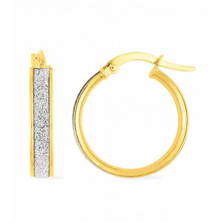 Créoles plaqué or : boucles d’oreilles créoles plaqué or - accueil - edora - 1