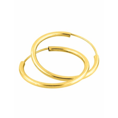 Boucles d'oreilles femme créoles or 375/1000 jaune – accueil