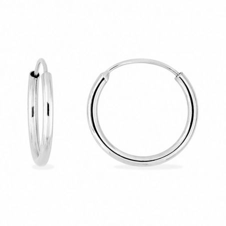 Créoles plaqué or : boucles d’oreilles créoles plaqué or - accueil - edora - 1