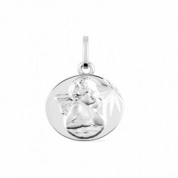 Médaille ange or 375/1000 blanc - medailles - edora - 0