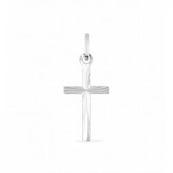 Médaille croix or 375/1000 blanc - medailles - edora - 0