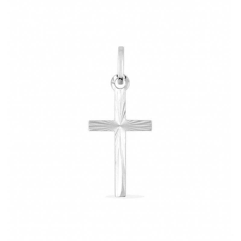Médaille croix or 375/1000 blanc - medailles - edora