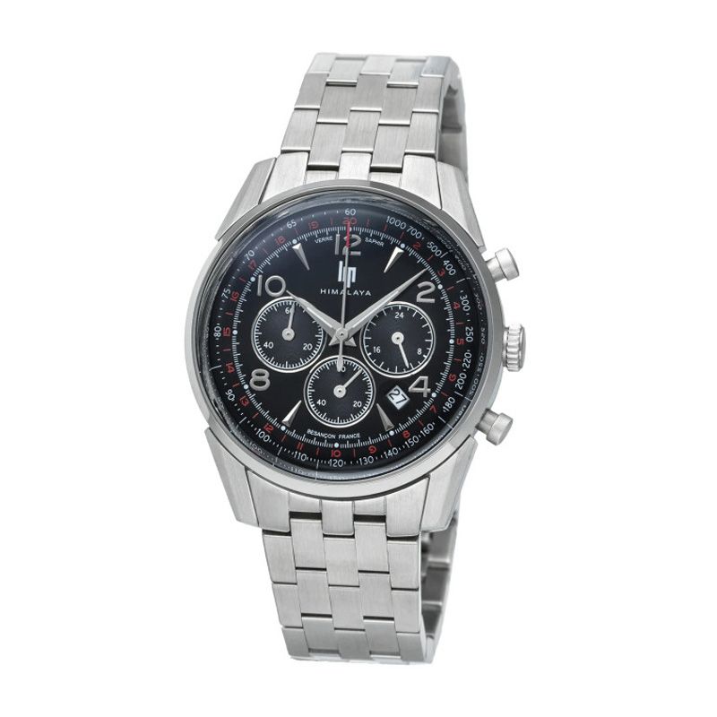 Montre homme lip himlalaya chronographe 40 mm acier 671720 - montres-homme - edora