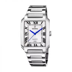 Montre homme festina on the square acier argenté f20677/1 - montres-homme - edora - 0