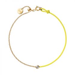 Bracelet femme ice watch cordon jaune  et diamant 021089 - bracelets-femme - edora - 0
